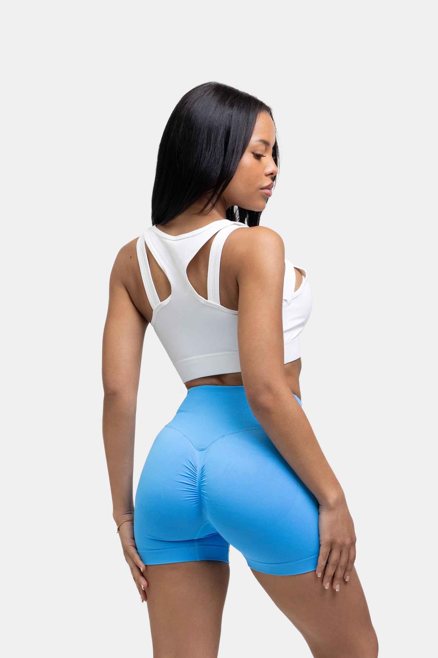 Shorts Light Blue-Short Leggings-NICK&MAX-NICK&MAX