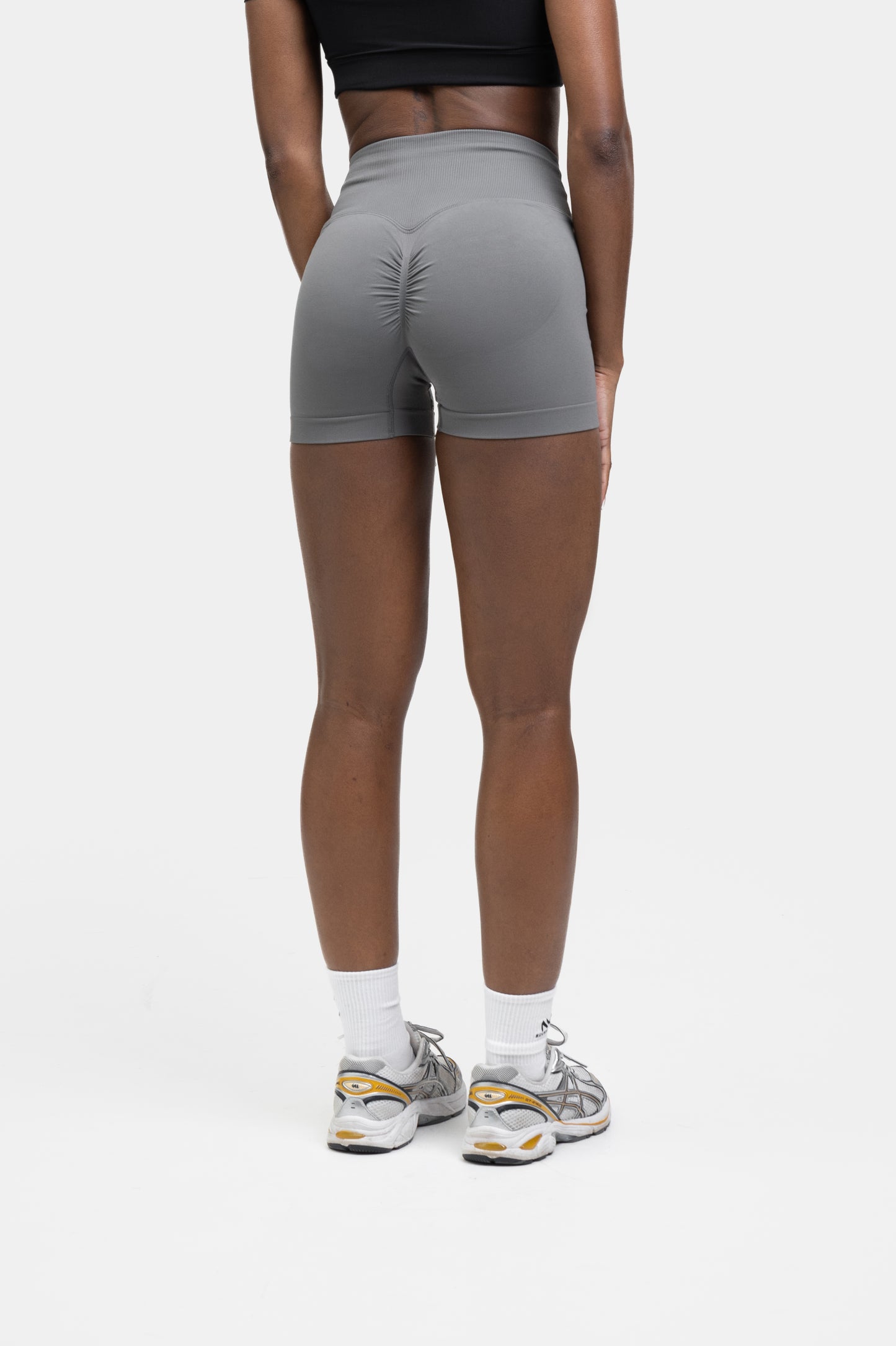 Shorts MidGrey-Short Leggings-NICK&MAX-NICK&MAX