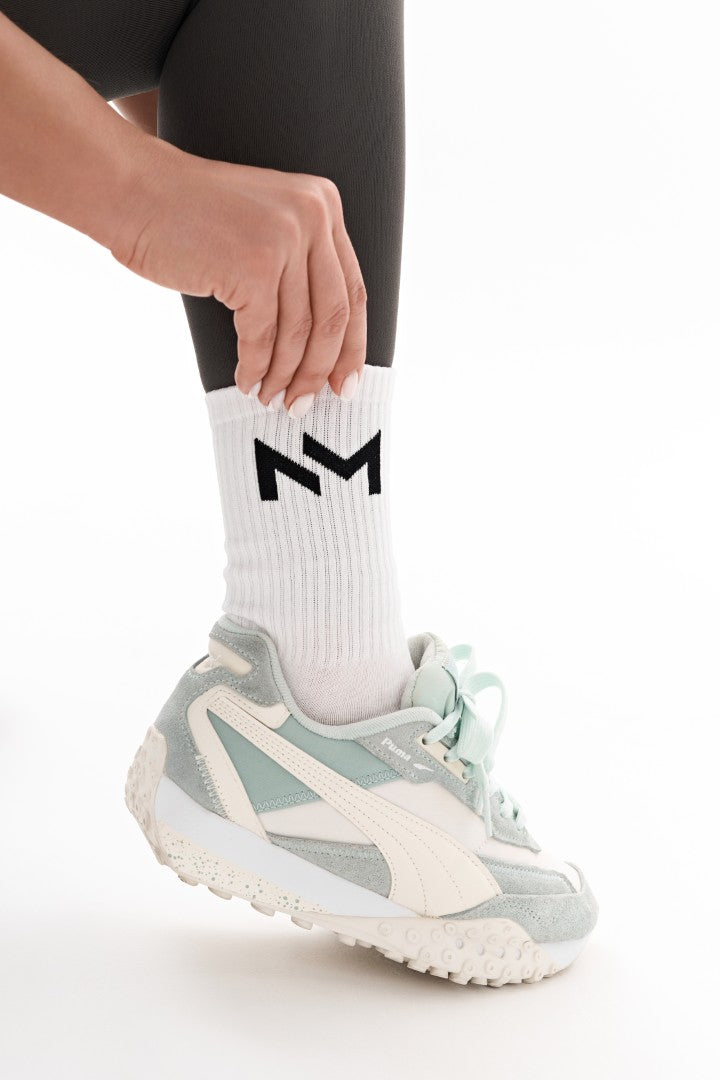 Șosete Sport Albe (37-40) Nick&Max – Confort și Stil Activ - NICK&MAX