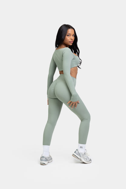 Leggings Set Teal Green-Leggings Set-NICK&MAX-NICK&MAX