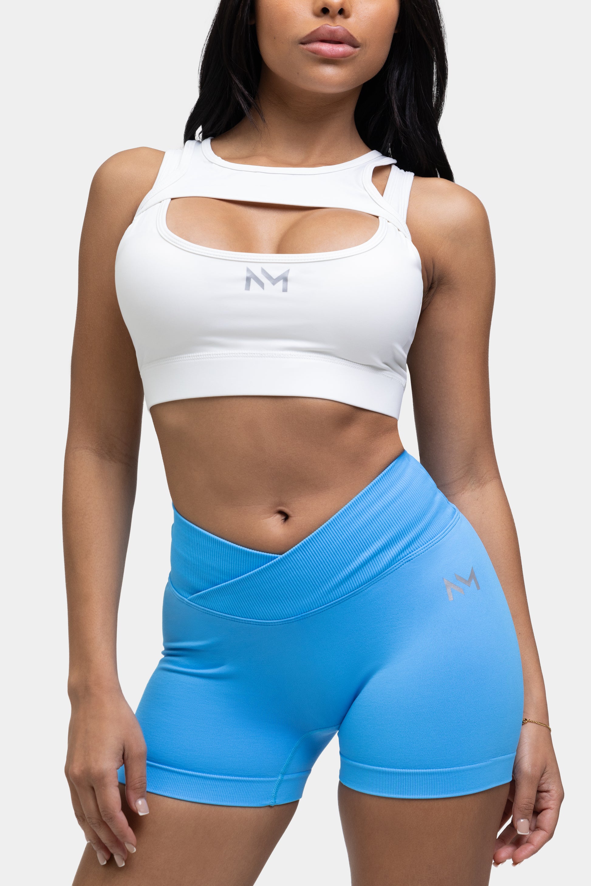 Shorts Light Blue-Short Leggings-NICK&MAX-NICK&MAX
