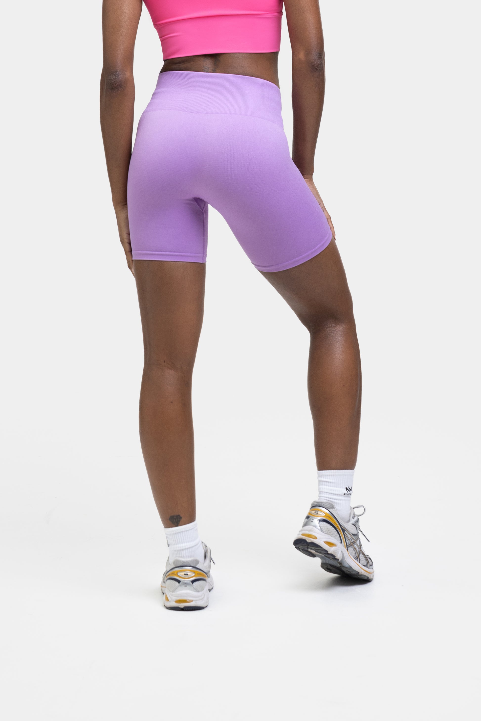 Shorts Purple-Short Leggings-NICK&MAX-NICK&MAX