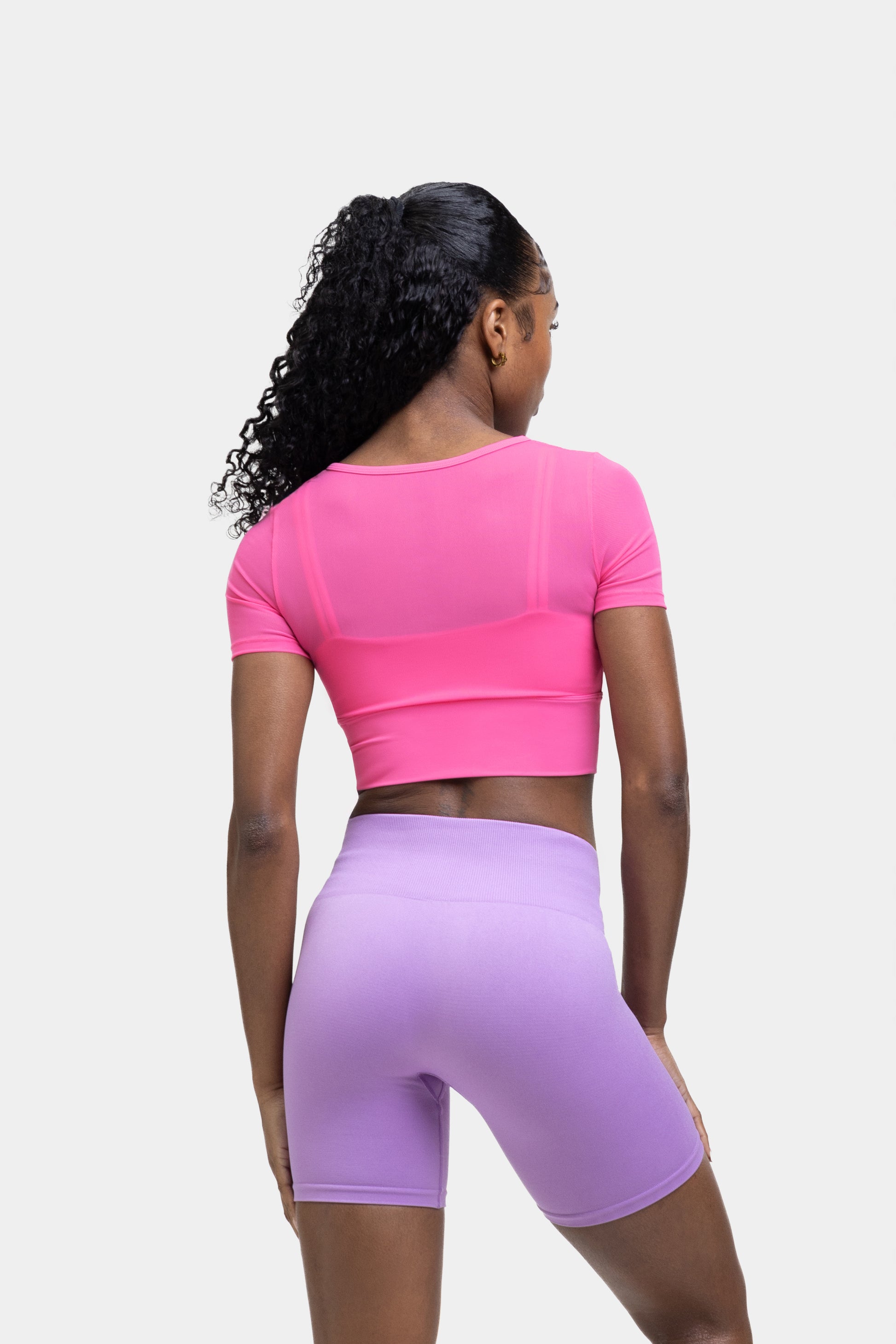 Shorts Purple-Short Leggings-NICK&MAX-NICK&MAX