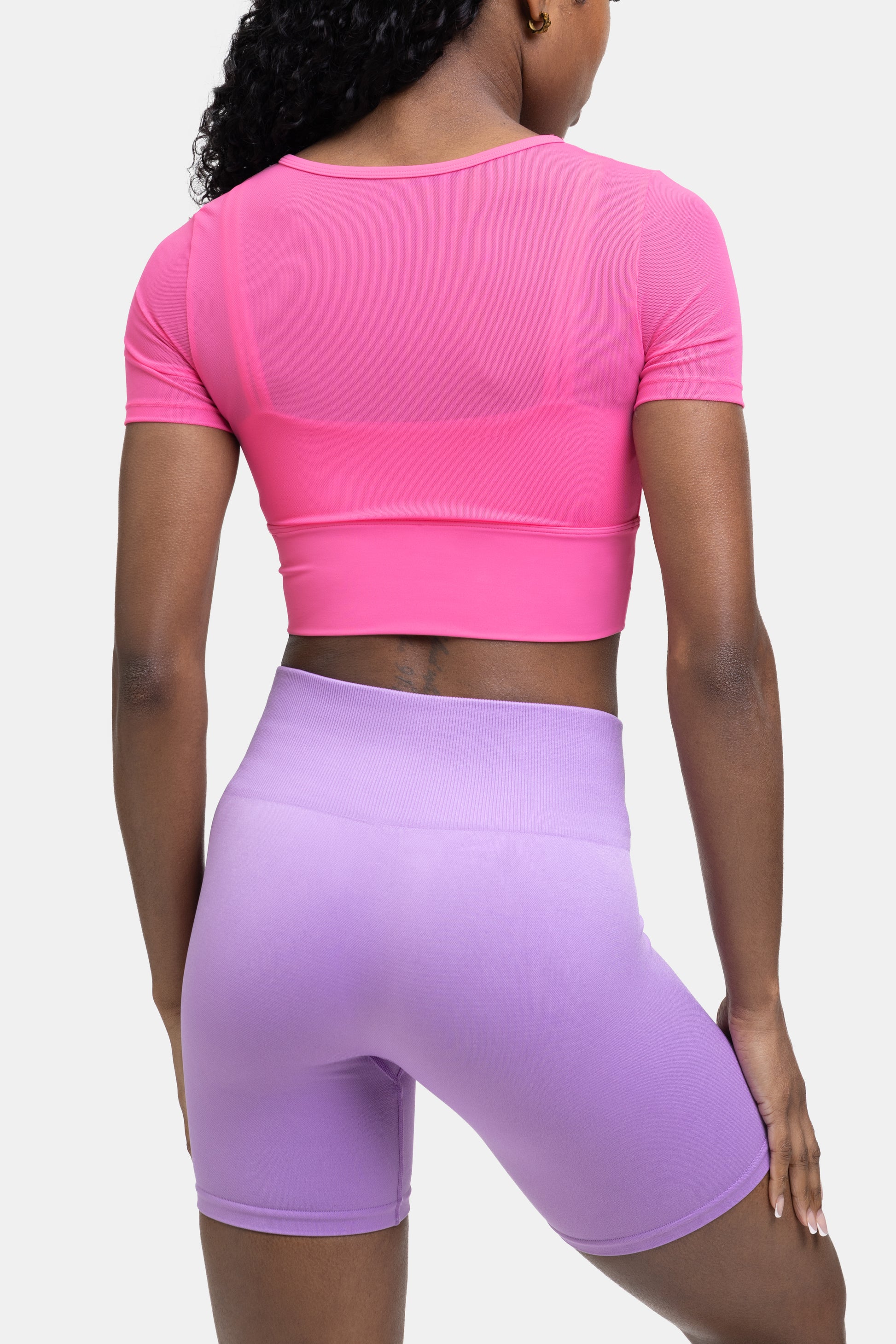 Shorts Purple-Short Leggings-NICK&MAX-NICK&MAX