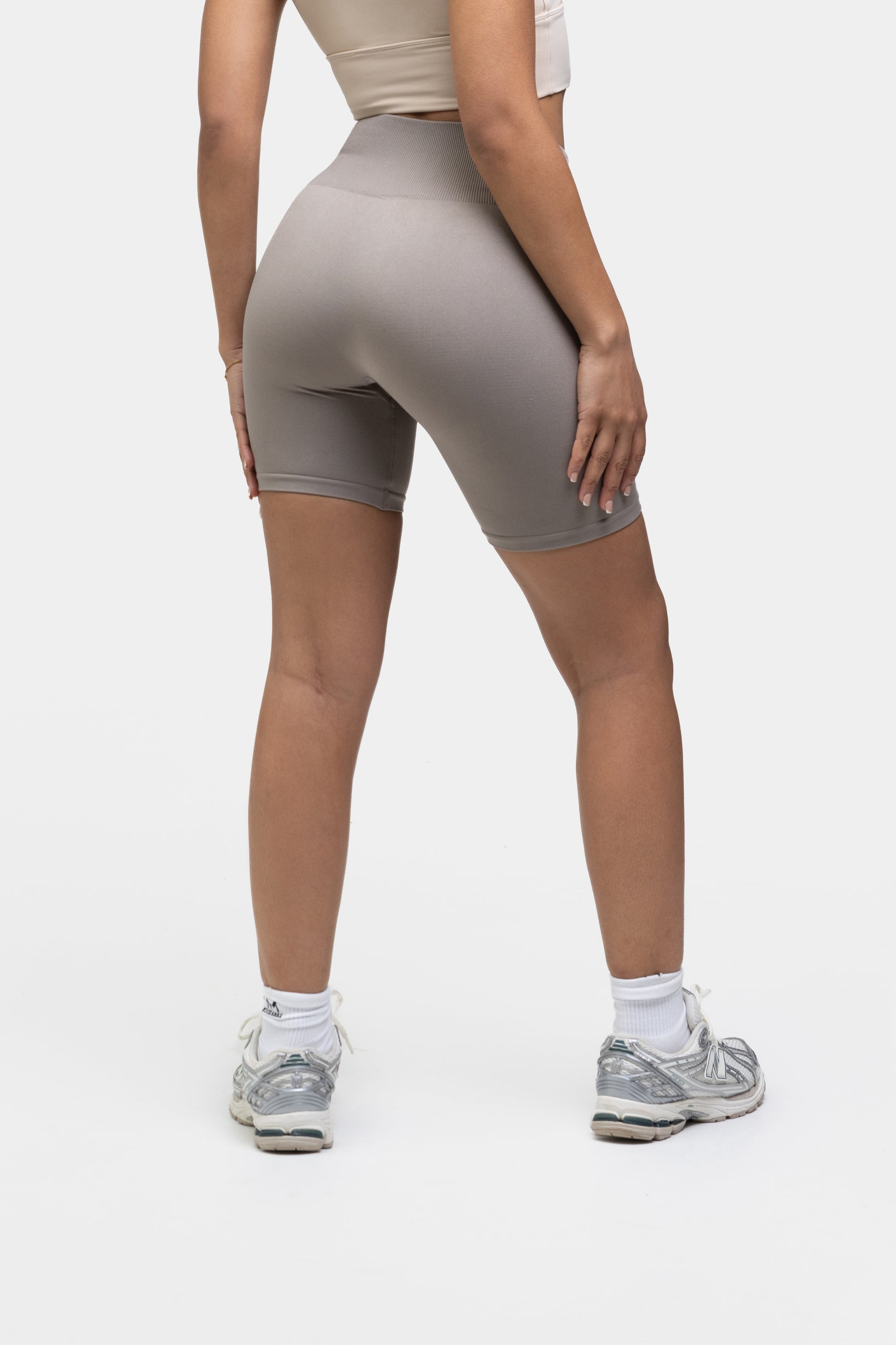 Shorts Light Grey-Short Leggings-NICK&MAX-NICK&MAX