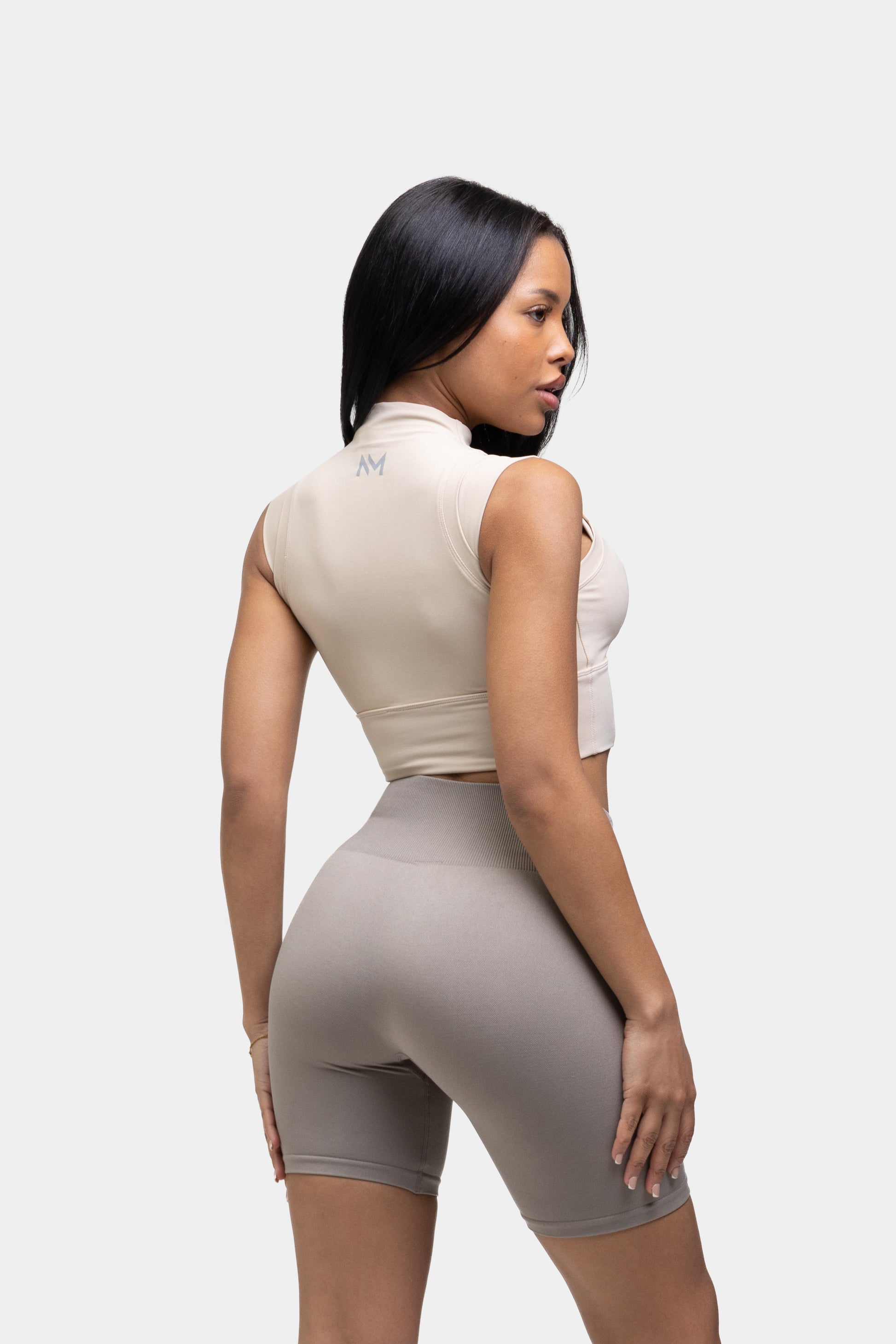 Shorts Light Grey-Short Leggings-NICK&MAX-NICK&MAX