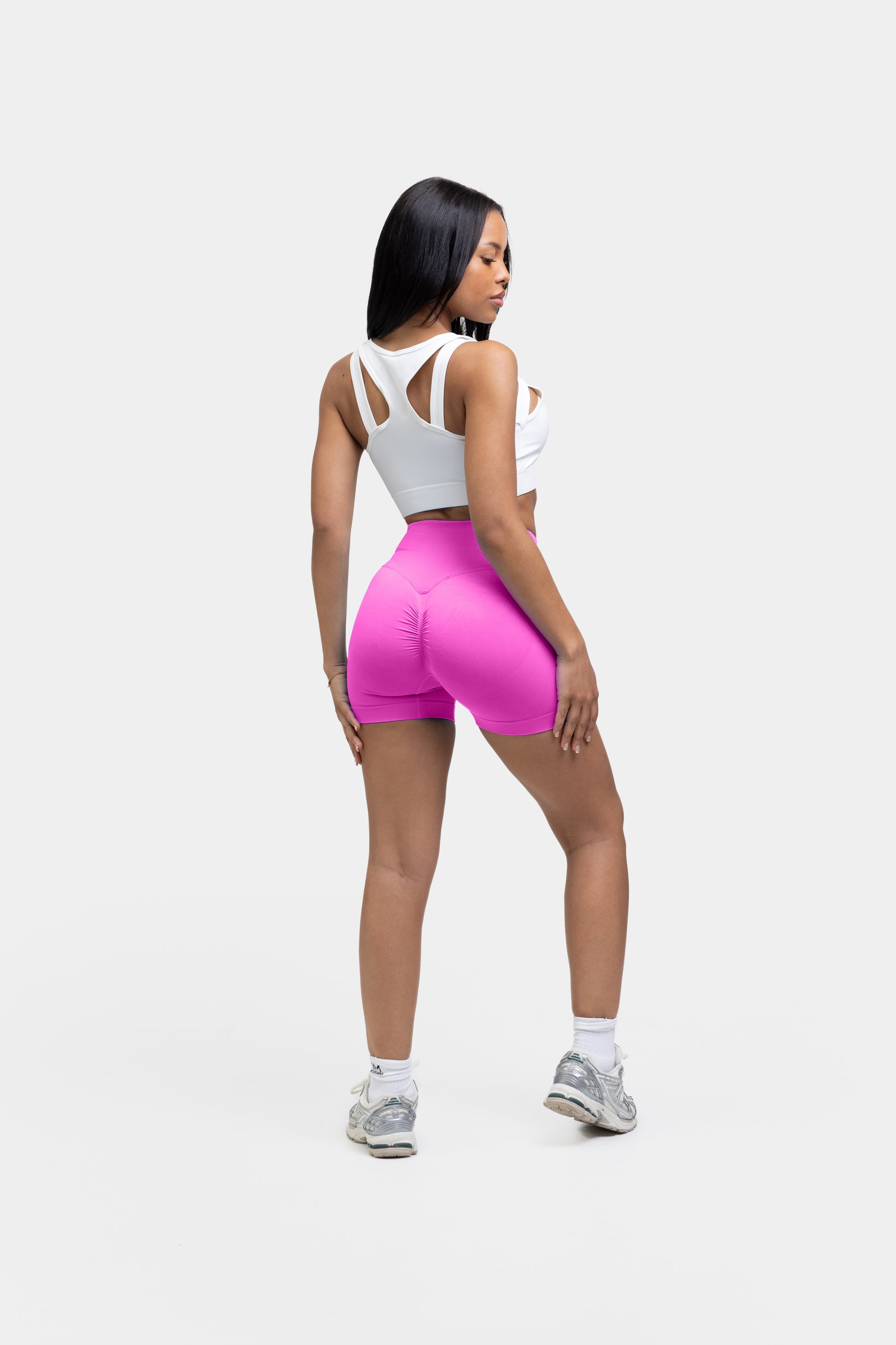 Shorts Pink Vibe-Short Leggings-NICK&MAX-NICK&MAX