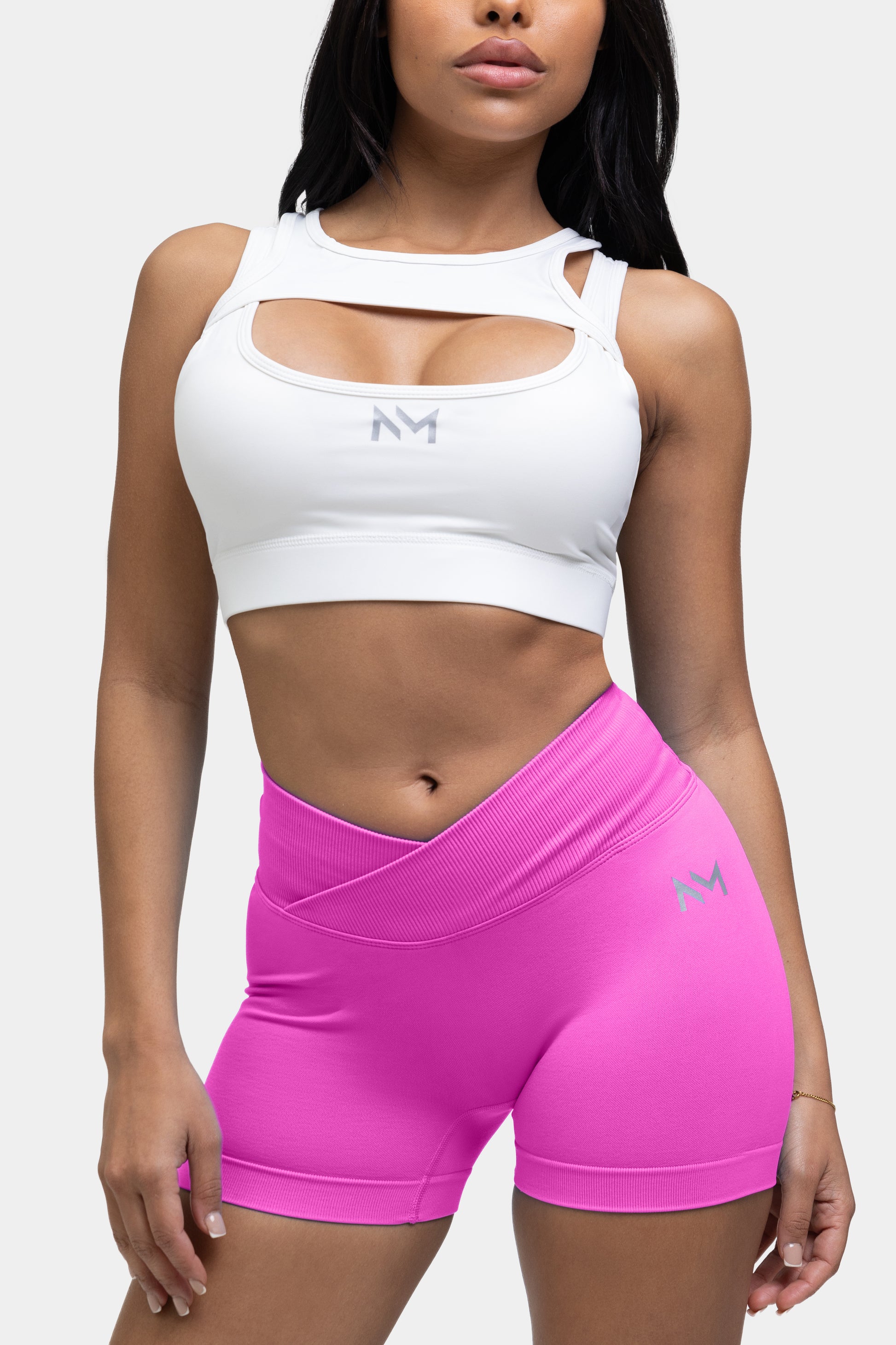 Shorts Pink Vibe-Short Leggings-NICK&MAX-NICK&MAX
