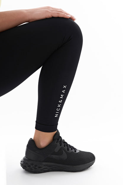 Leggings cu efect de strangere si talie inalta.Recomandam o marime mai mare. - NICK&MAX
