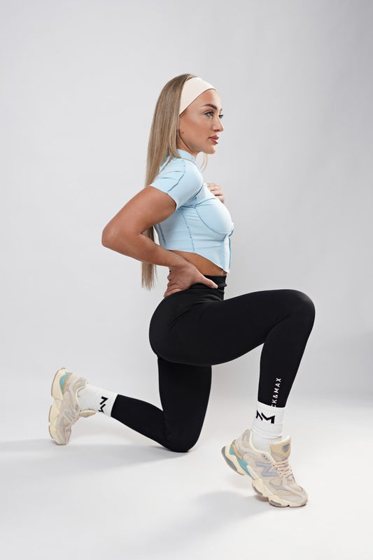 Top Fitness Albastru Deschis Damă – Confort și Stil Activ - NICK&MAX